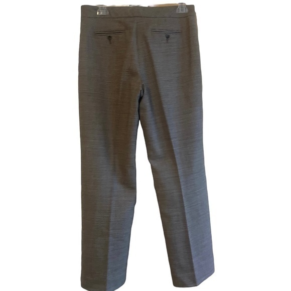 Pendleton Savvy Stretch‎ Wool Blend Black Micro Tweed Dress Pants Trouser Sz 8 - Picture 4 of 7